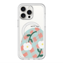 スリムプロテクションプレミアムケース with MagSafe［ Mod Deco - オリジナル - フラワー/D ］