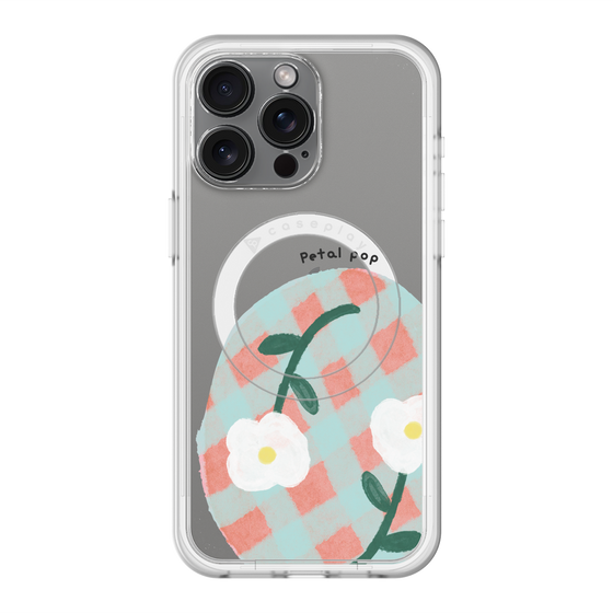 スリムプロテクションプレミアムケース with MagSafe［ Mod Deco - オリジナル - フラワー/D ］