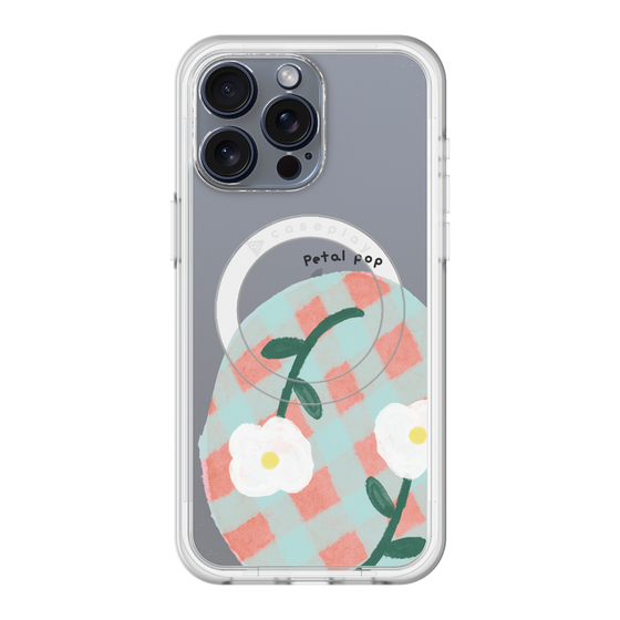 スリムプロテクションプレミアムケース with MagSafe［ Mod Deco - オリジナル - フラワー/D ］