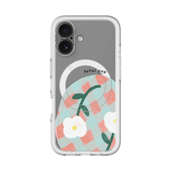 スリムプロテクションプレミアムケース with MagSafe［ Mod Deco - オリジナル - フラワー/D ］