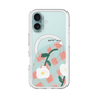 スリムプロテクションプレミアムケース with MagSafe［ Mod Deco - オリジナル - フラワー/D ］