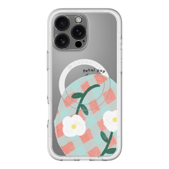 スリムプロテクションプレミアムケース with MagSafe［ Mod Deco - オリジナル - フラワー/D ］