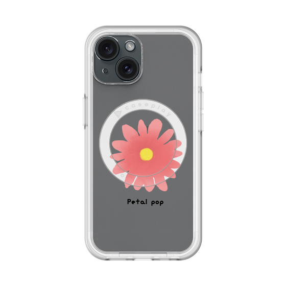 スリムプロテクションプレミアムケース with MagSafe［ Mod Deco - オリジナル - フラワー/E ］