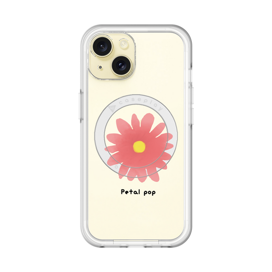 スリムプロテクションプレミアムケース with MagSafe［ Mod Deco - オリジナル - フラワー/E ］