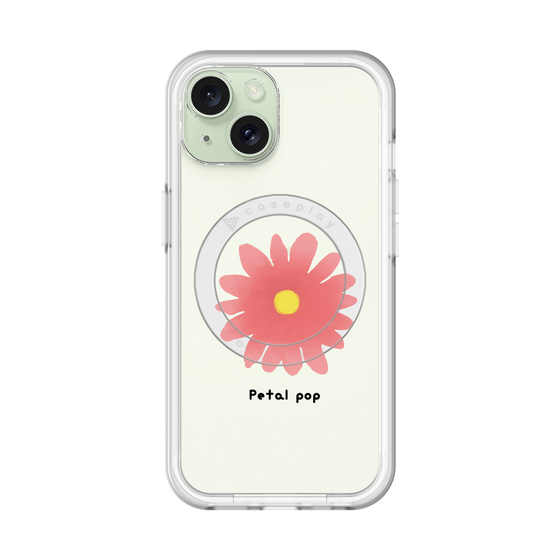 スリムプロテクションプレミアムケース with MagSafe［ Mod Deco - オリジナル - フラワー/E ］
