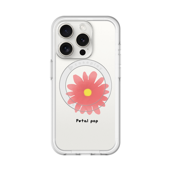 スリムプロテクションプレミアムケース with MagSafe［ Mod Deco - オリジナル - フラワー/E ］