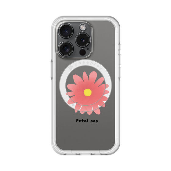 スリムプロテクションプレミアムケース with MagSafe［ Mod Deco - オリジナル - フラワー/E ］