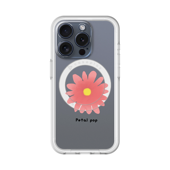 スリムプロテクションプレミアムケース with MagSafe［ Mod Deco - オリジナル - フラワー/E ］