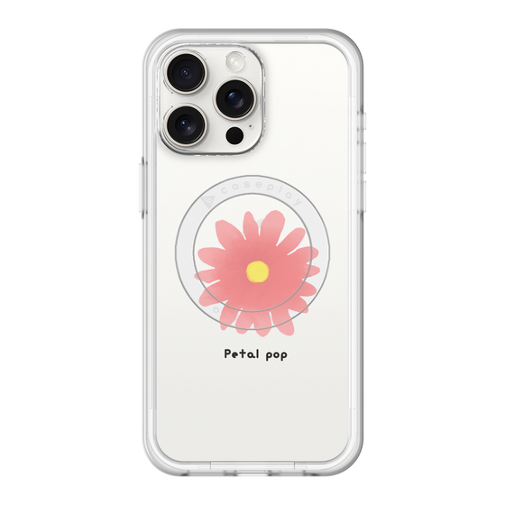 スリムプロテクションプレミアムケース with MagSafe［ Mod Deco - オリジナル - フラワー/E ］