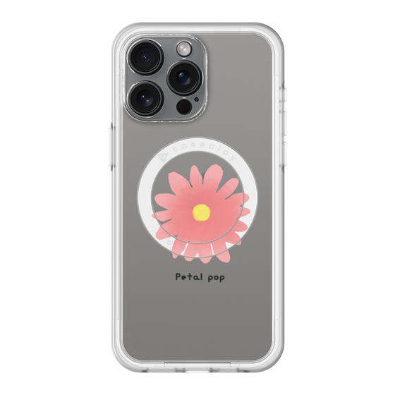 スリムプロテクションプレミアムケース with MagSafe［ Mod Deco - オリジナル - フラワー/E ］