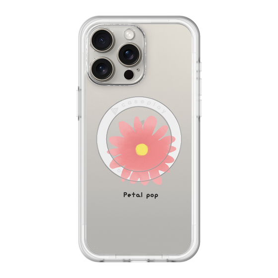 スリムプロテクションプレミアムケース with MagSafe［ Mod Deco - オリジナル - フラワー/E ］