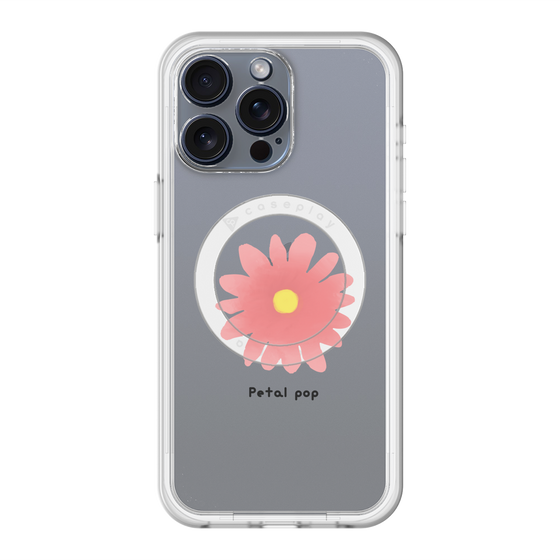 スリムプロテクションプレミアムケース with MagSafe［ Mod Deco - オリジナル - フラワー/E ］