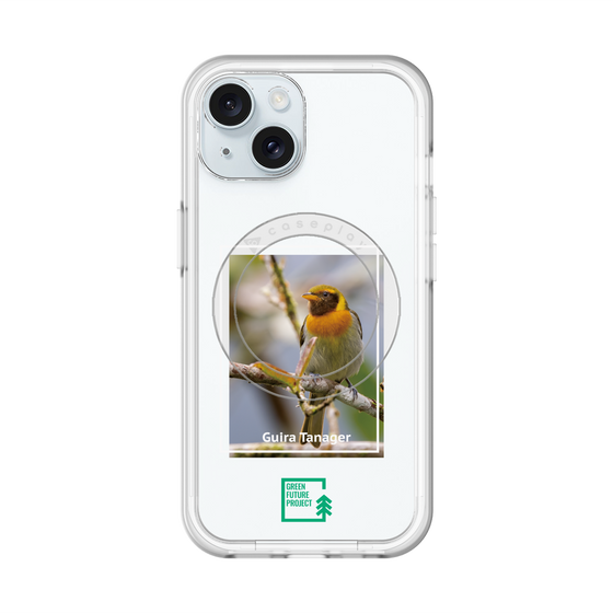 スリムプロテクションプレミアムケース with MagSafe［ Green Future Project - Guira Tanager ］