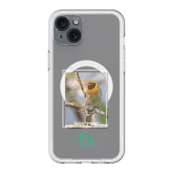 スリムプロテクションプレミアムケース with MagSafe［ Green Future Project - Guira Tanager ］