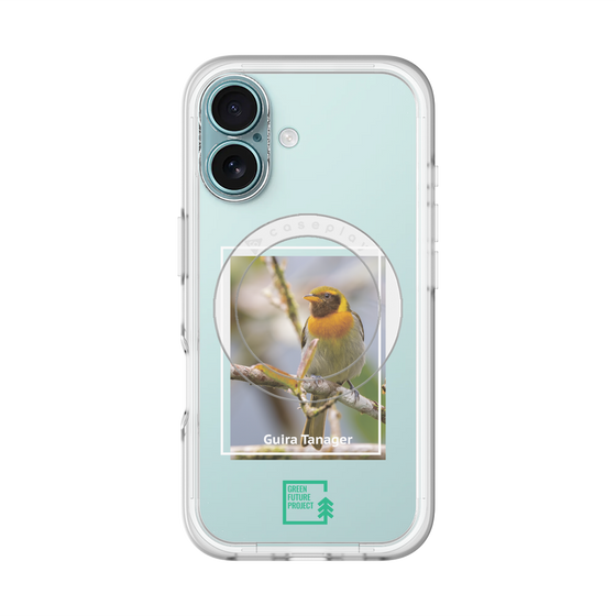 スリムプロテクションプレミアムケース with MagSafe［ Green Future Project - Guira Tanager ］