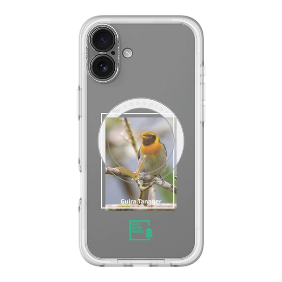 スリムプロテクションプレミアムケース with MagSafe［ Green Future Project - Guira Tanager ］