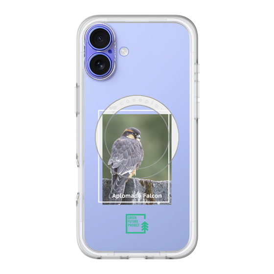 スリムプロテクションプレミアムケース with MagSafe［ Green Future Project - Aplomado Falcon ］