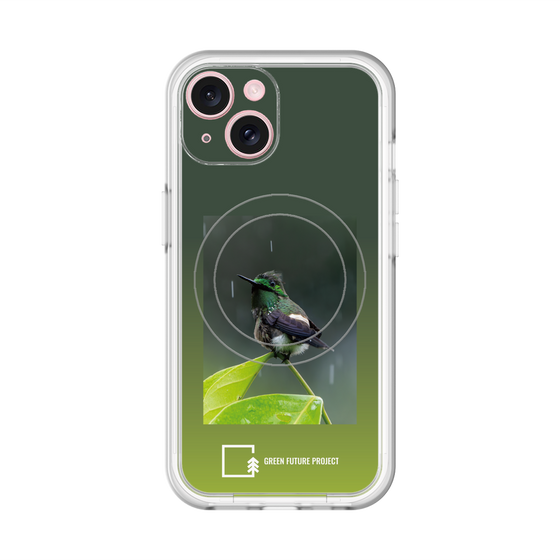 スリムプロテクションプレミアムケース with MagSafe［ Green Future Project - Butterfly Coquette ］