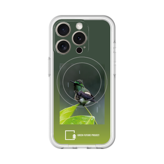 スリムプロテクションプレミアムケース with MagSafe［ Green Future Project - Butterfly Coquette ］