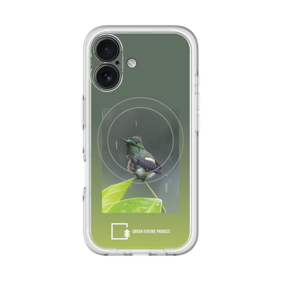 スリムプロテクションプレミアムケース with MagSafe［ Green Future Project - Butterfly Coquette ］