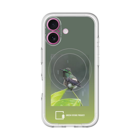 スリムプロテクションプレミアムケース with MagSafe［ Green Future Project - Butterfly Coquette ］