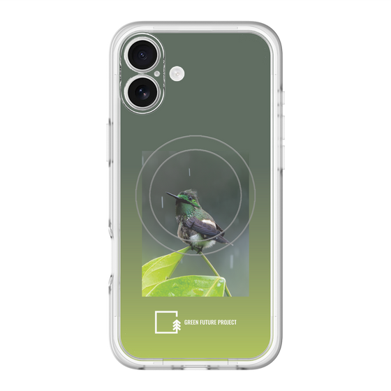 スリムプロテクションプレミアムケース with MagSafe［ Green Future Project - Butterfly Coquette ］