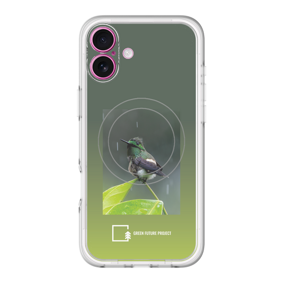 スリムプロテクションプレミアムケース with MagSafe［ Green Future Project - Butterfly Coquette ］