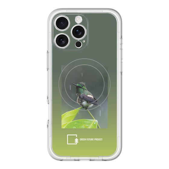 スリムプロテクションプレミアムケース with MagSafe［ Green Future Project - Butterfly Coquette ］