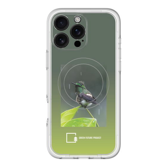 スリムプロテクションプレミアムケース with MagSafe［ Green Future Project - Butterfly Coquette ］