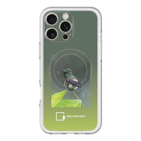 スリムプロテクションプレミアムケース with MagSafe［ Green Future Project - Butterfly Coquette ］