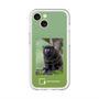 スリムプロテクションプレミアムケース with MagSafe［ Green Future Project - Black-mantled Tamarin ］