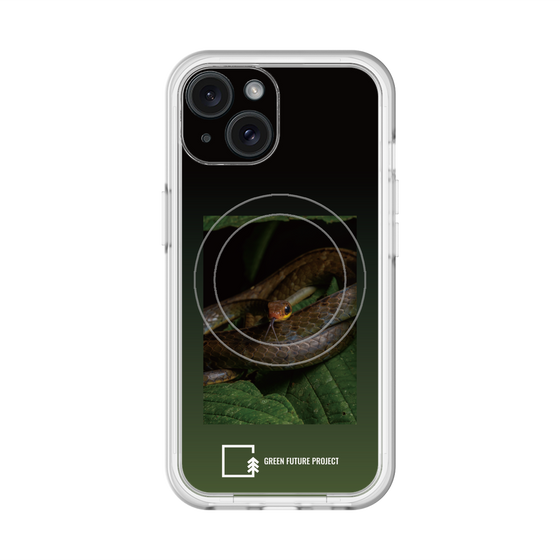 スリムプロテクションプレミアムケース with MagSafe［ Green Future Project - Chironius ］