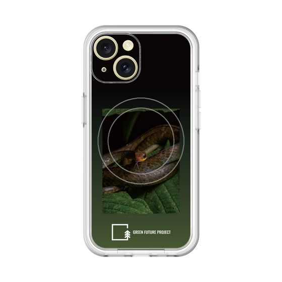 スリムプロテクションプレミアムケース with MagSafe［ Green Future Project - Chironius ］