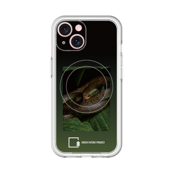 スリムプロテクションプレミアムケース with MagSafe［ Green Future Project - Chironius ］
