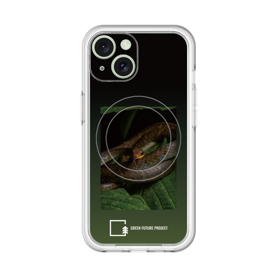 スリムプロテクションプレミアムケース with MagSafe［ Green Future Project - Chironius ］