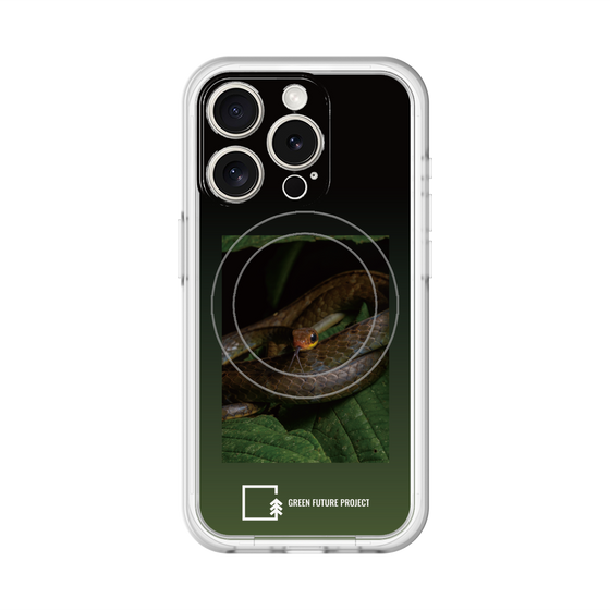 スリムプロテクションプレミアムケース with MagSafe［ Green Future Project - Chironius ］