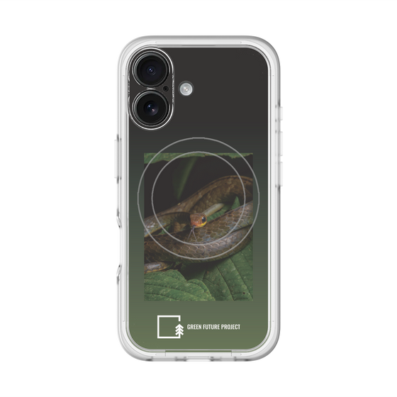 スリムプロテクションプレミアムケース with MagSafe［ Green Future Project - Chironius ］