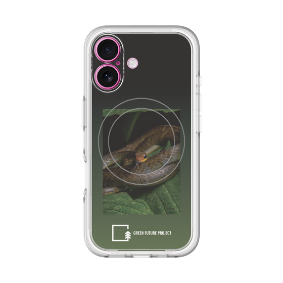 スリムプロテクションプレミアムケース with MagSafe［ Green Future Project - Chironius ］