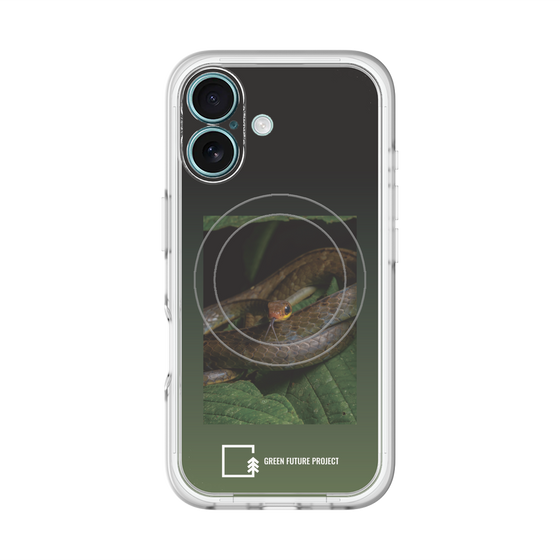 スリムプロテクションプレミアムケース with MagSafe［ Green Future Project - Chironius ］
