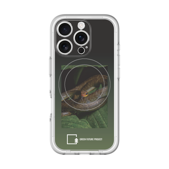 スリムプロテクションプレミアムケース with MagSafe［ Green Future Project - Chironius ］