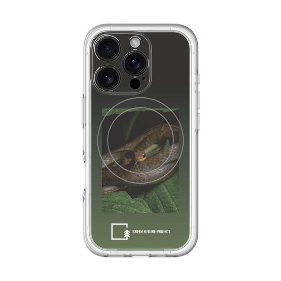 スリムプロテクションプレミアムケース with MagSafe［ Green Future Project - Chironius ］