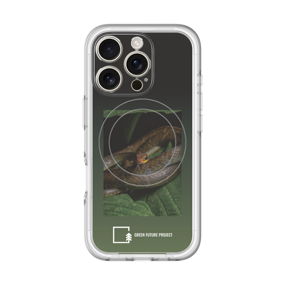 スリムプロテクションプレミアムケース with MagSafe［ Green Future Project - Chironius ］