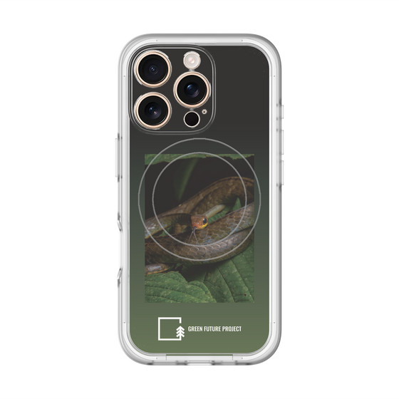 スリムプロテクションプレミアムケース with MagSafe［ Green Future Project - Chironius ］