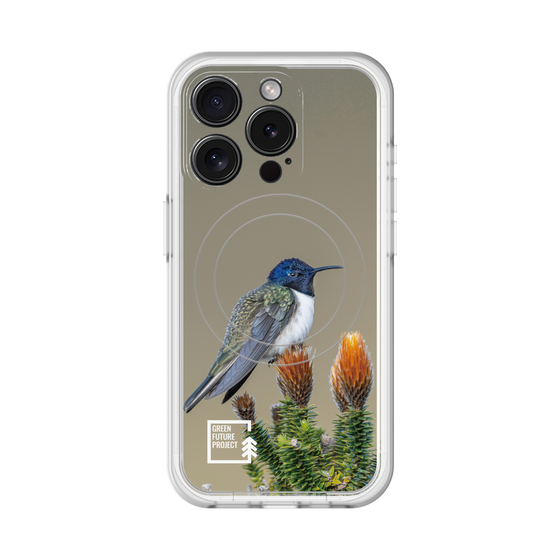 スリムプロテクションプレミアムケース with MagSafe［ Green Future Project - Ecuadorian Hillstar ］