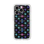 スリムプロテクションプレミアムケース with MagSafe［ LANVIN en Bleu - Flower pattern ］