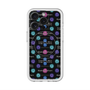 スリムプロテクションプレミアムケース with MagSafe［ LANVIN en Bleu - Flower pattern ］