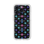 スリムプロテクションプレミアムケース with MagSafe［ LANVIN en Bleu - Flower pattern ］