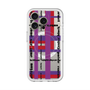 スリムプロテクションプレミアムケース with MagSafe［ LANVIN en Bleu - Plaid ］