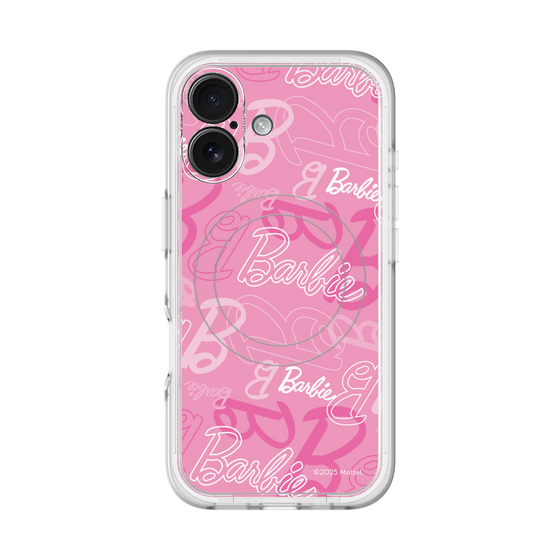 スリムプロテクションプレミアムケース with MagSafe［ Barbie - ロゴパターン1 ］
