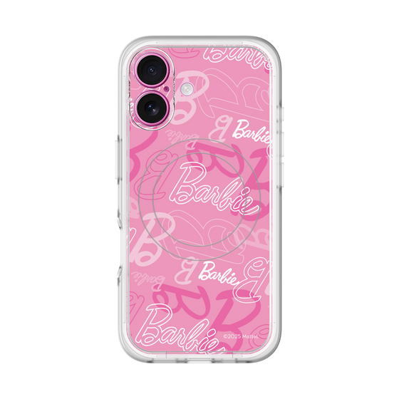 スリムプロテクションプレミアムケース with MagSafe［ Barbie - ロゴパターン1 ］
